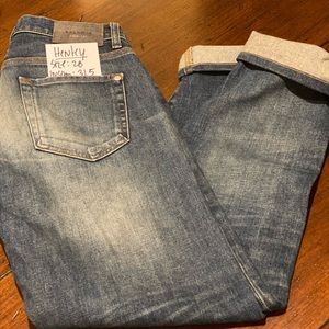 Baldwin Denim Jeans-Henley. Slim. Size 28